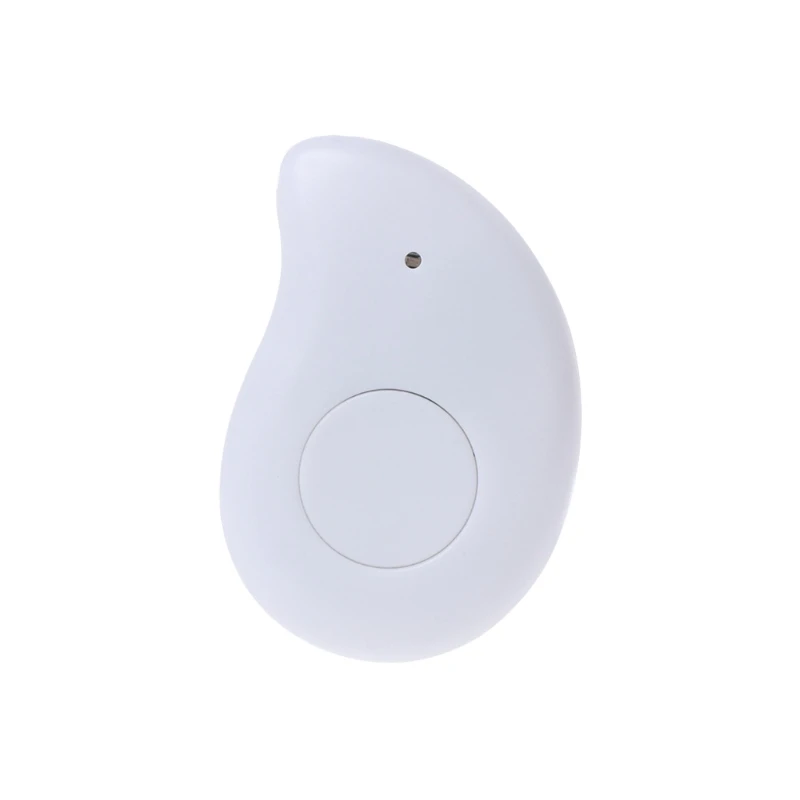 Белый Bluetooth пульт дистанционного управления камера фото спуска затвора для смартфона селфи LX9A - Цвет: Белый