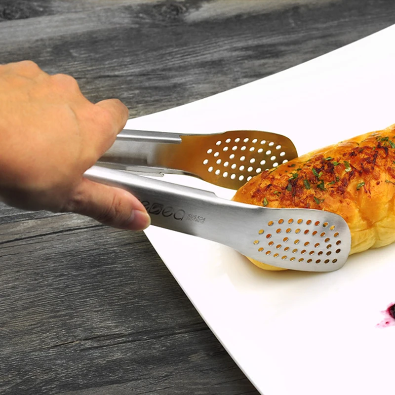 Кухонные гаджеты, аксессуары, многофункциональные щипцы для пищи из нержавеющей стали, щипцы для барбекю, зажим для барбекю, антипригарные инструменты для приготовления стейка