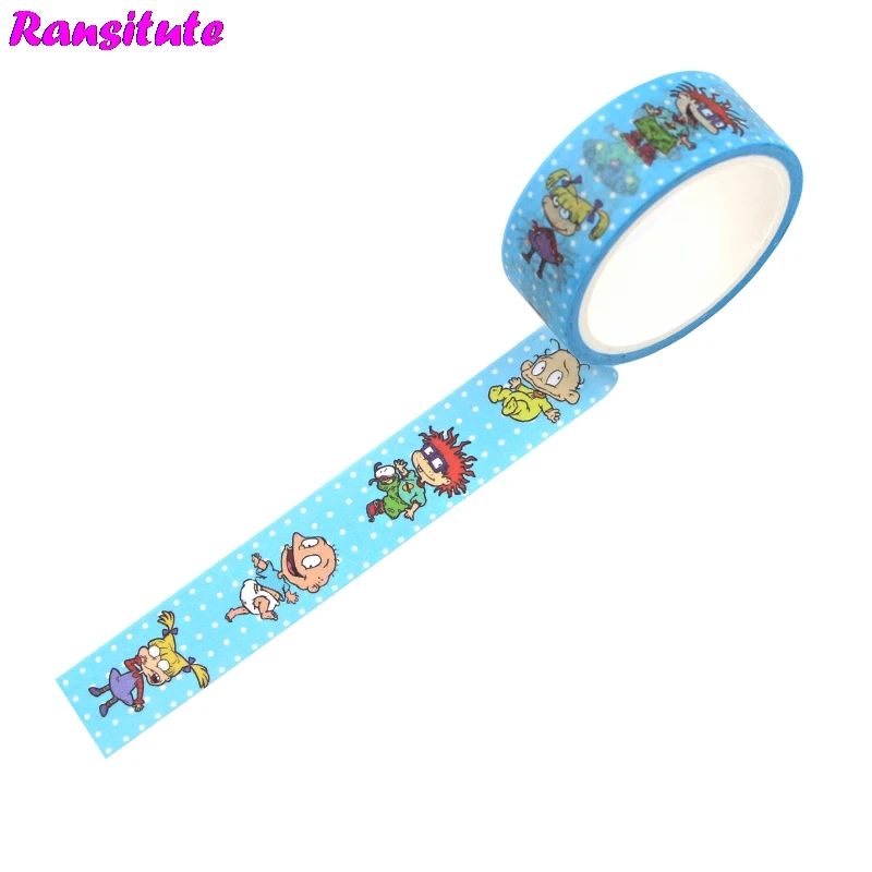 R710 мультяшная Милая Васи лента стикер сделай сам скрапбук декоративная для