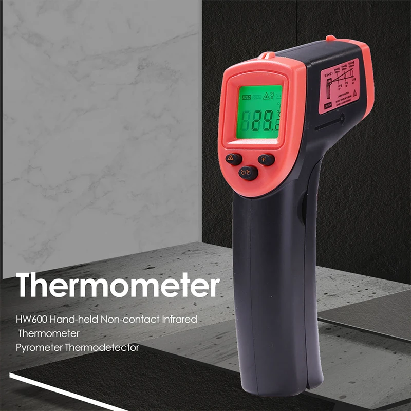

IR Infrared Thermometer Temperature Meter Non-contact Handheld Pyrometer for Industry DAG-ship