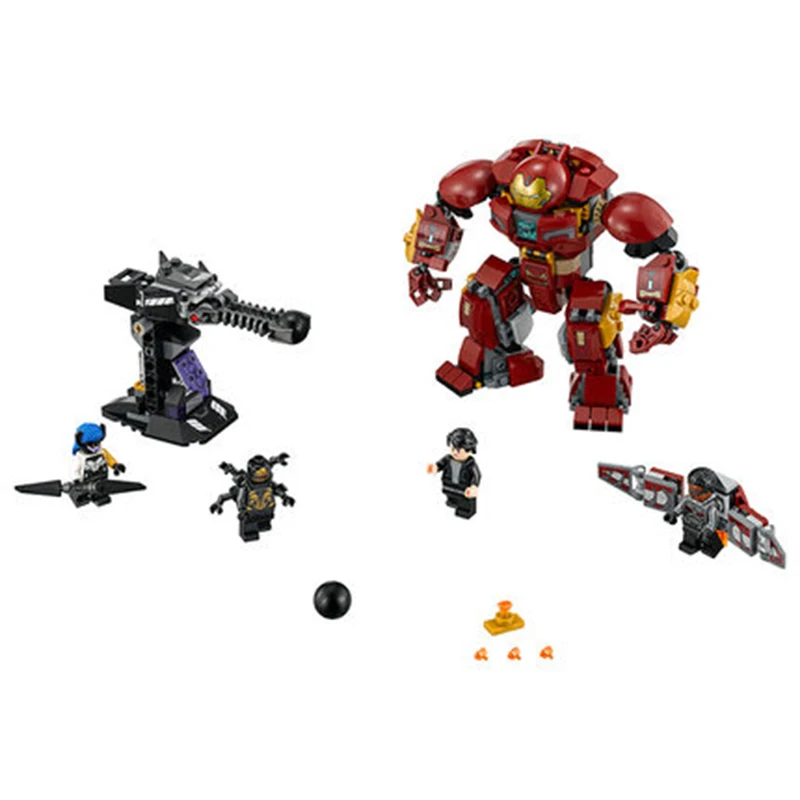 

Marvel's The Avengers iron man the hulkbuster smash up fit for Legos model building blocks set k children gift