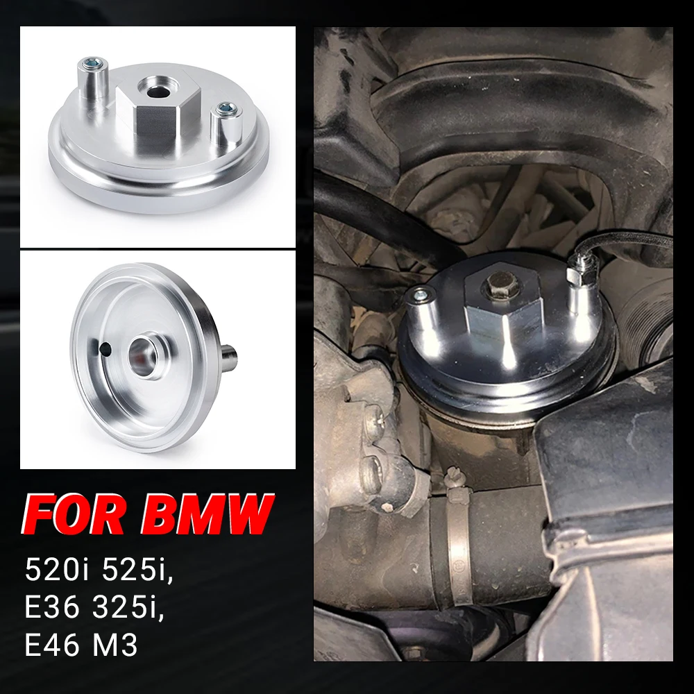Aluminum Cap Cover Oil Pressure Temperature Adapter Filter Housing For BMW 4 Cylinder Models 520i 525i, E36 325i E46 M3