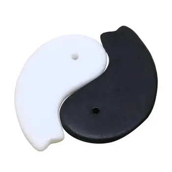 

2pcs Guasha Board Tai Chi Yin Yang Facial Massager Guasha Plate for Massage Meditation