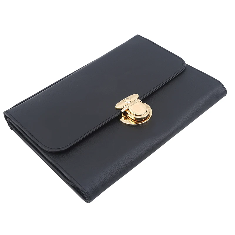 1pc Cosmetic Bag Women Makeup Brushes Bag Cosmetic Storage Case Beauty Tool Women Travel Toiletry Storage Container Organizer - Цвет: black