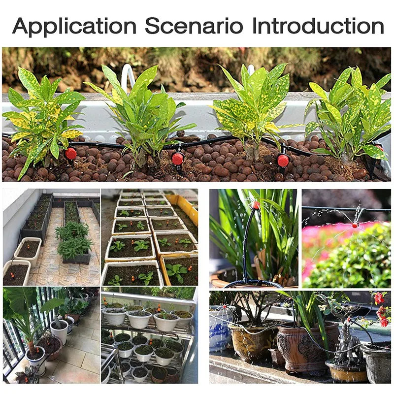 30M Meter 1/4 Inch Blank Distribution Pipe Drip Irrigation Hose Garden Watering Pipeline 4 30M Meter 1/4 Inch Blank Distribution Pipe Drip Irrigation Hose Garden Watering Pipeline 4