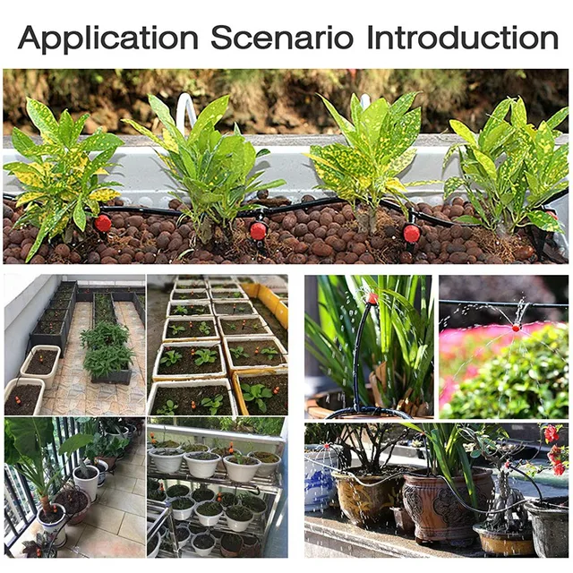 30M Meter 1/4 Inch Blank Distribution Pipe Drip Irrigation Hose Garden Watering Pipeline 4