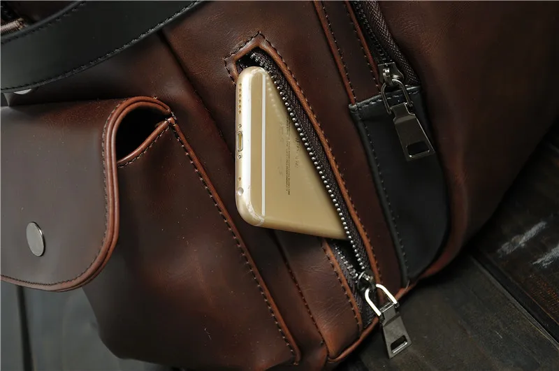 Wholesale Korean new men's bags trend retro men's documents computer handbag leisure Single Shoulder Messenger Bag