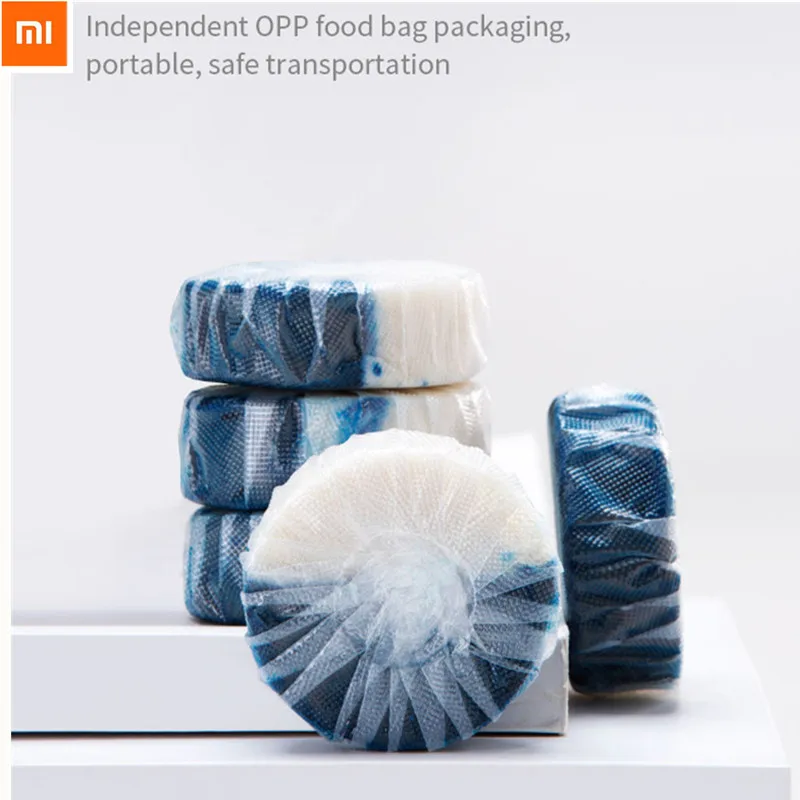 Xiaomi Mijia Clean-n-fresh двойной эффект туалетный блок независимая Водорастворимая пленка упаковка Анионный активный фактор Глубокая чистка