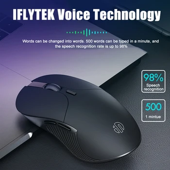 

inphic PS6 Wireless Voice Mouse Intelligent AI Voice Typing Mouse Multilingual IFlytek Identification