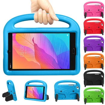 

For Huawei MatePad T8 2020 Case For Kids EVA Foam Lightwet Handle Stand Cover Shockproof Protective Tablet Shell For Children