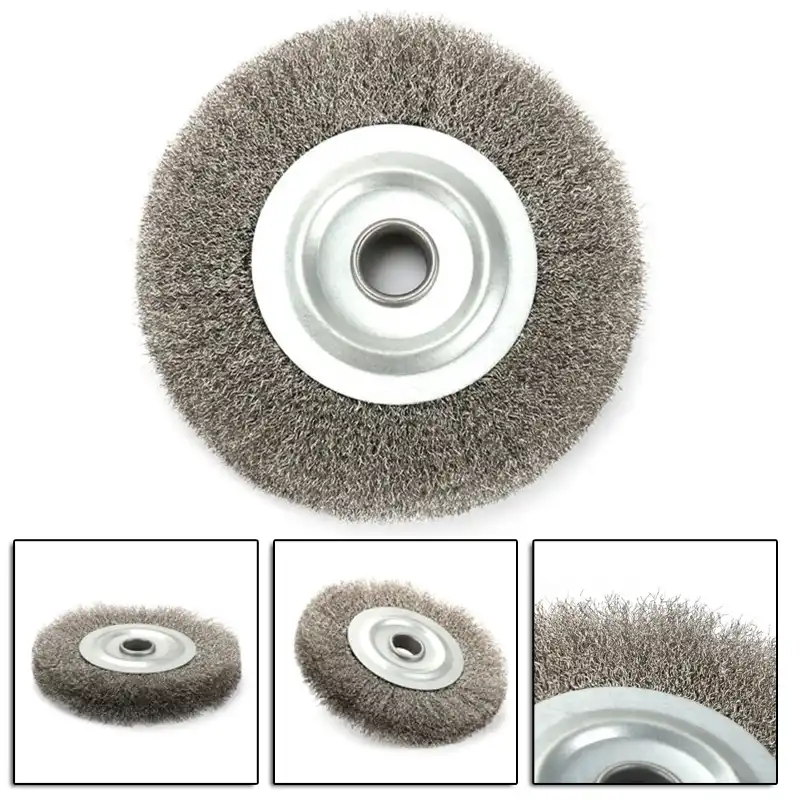 5 Inch Copper Wire Wheel Brass Brush For Bench Grinder Metals Polishing Supplies 5 Inch Copper Wire Wheel Brass Brush For Bench Grinder Metals Polishing Supplies