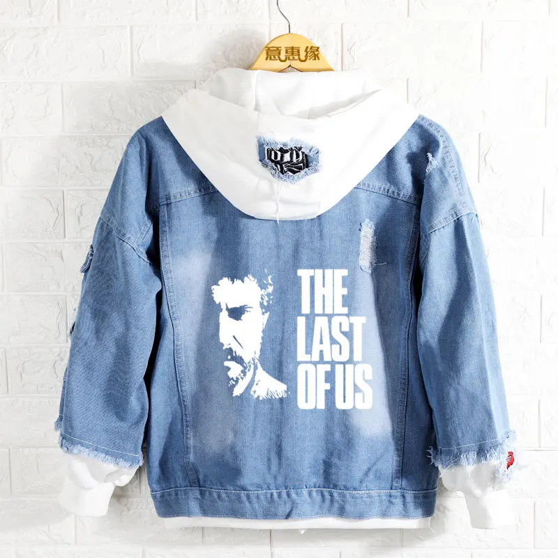 The last of us hoodie The last survivor Game coat spring autumn men Denim Jacket Outerwear