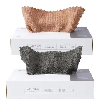 

20pcs Reusable Dish Washing Towel Multifunctional Dishes Bowl Scourer Kitchen Washing Cloths (Assorted Color)