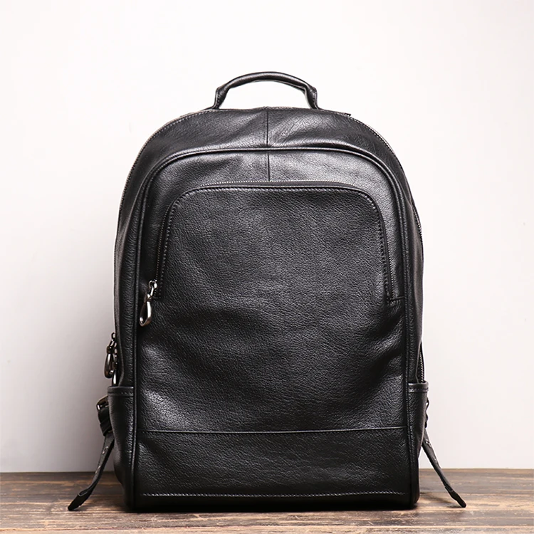 Мужской рюкзак, сумка через плечо, мужской первый слой, кожа, Ретро стиль, кожа, дорожные рюкзаки, Повседневная сумка для компьютера, модные сумки