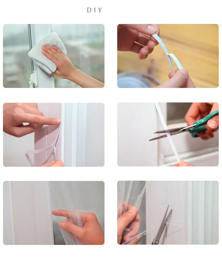 200 x 150cm 130 x 150cm Anti Mosquito Net Indoor Insect Fly Mosquito Mesh Screen Curtain Home Protector Window Net