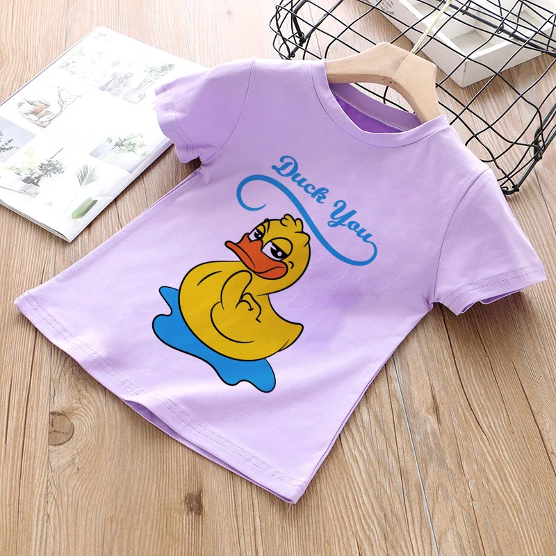 Summer T Shirt Cartoon Animals Baby Kids Boys Girls Short Sleeves
