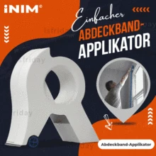 INIM® Easy Seam Tape Sticker Machine spray paint masking tape used for shielding protection of architectural color separation to