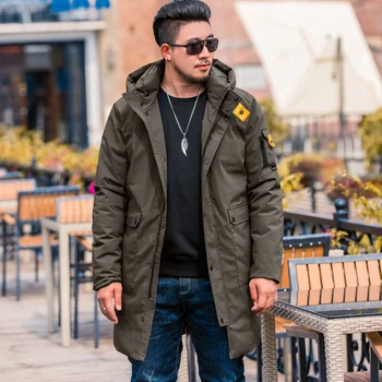 

Men cotton-padded jacket thick warm cotton-padded jacket mid-length jacket Winter large size 6XL 7XL 8XL coat