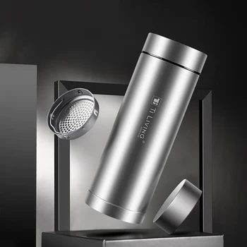 

Pure Titanium Kettle Insulated Cup Kettle Kettle Office Outdoor Tableware Travel Kettle Kettle Non-Stainless Steel