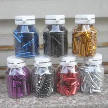 Велосипедный фиксированный тормозной кабель с ЧПУ анодный цветной колпачок для провода для горного велосипеда аксессуары для велосипедного оборудования