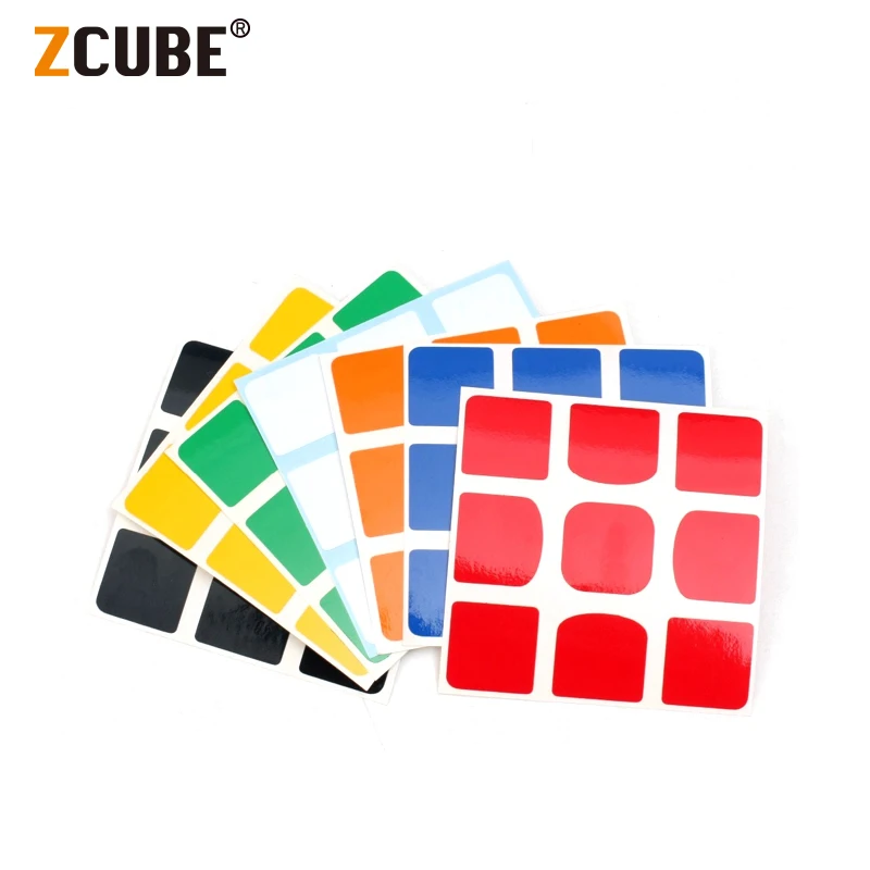 4 шт. наклейки ZCube для Qiyi XMD Valk3 Power Valk 3 M 3x3x3 Магнитный магический куб пазл обучающие