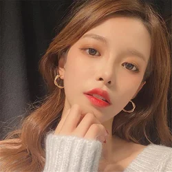 2022 New Fashion Women Europe and America Retro Gold Winding Earrings Women Sexy Party Versatile Minimalist Earrings Jewerly