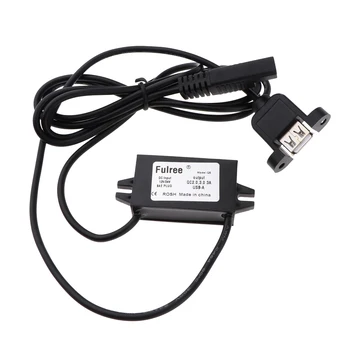 

12V to 5V USB Converter DC-DC Step Down Module with Over-temperature Overcurrent Protection for Mobile Phone/Tablet