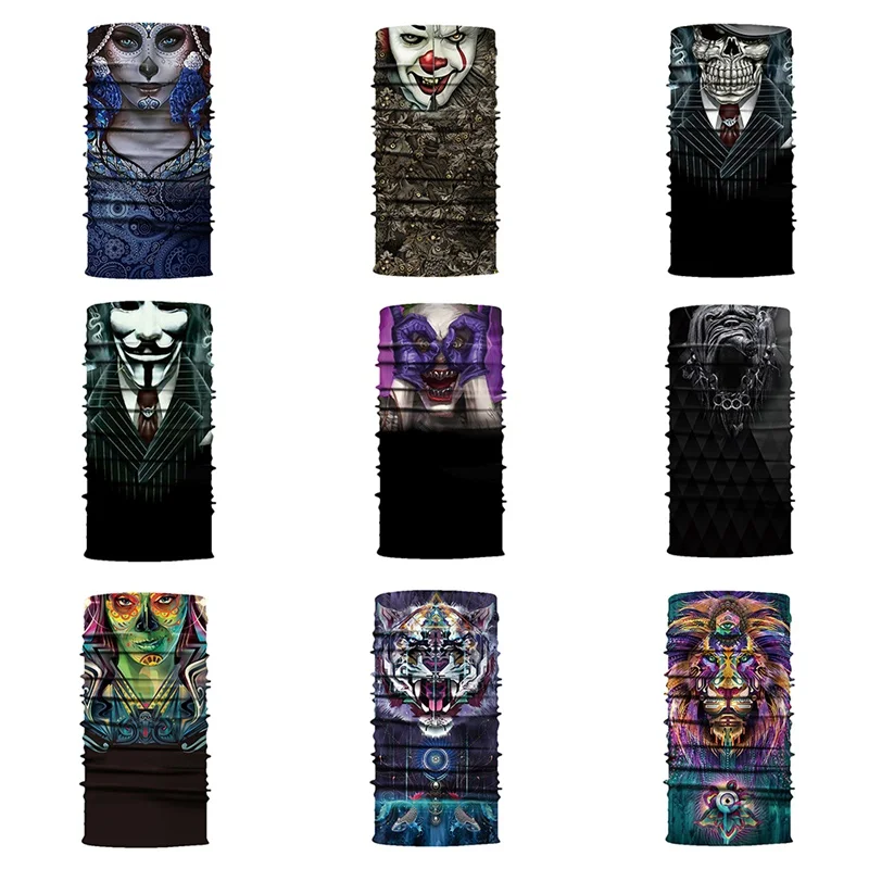 

Printed Ethnic Style Multifunctional Magic Towel Sports Sunscreen Scarf Towel