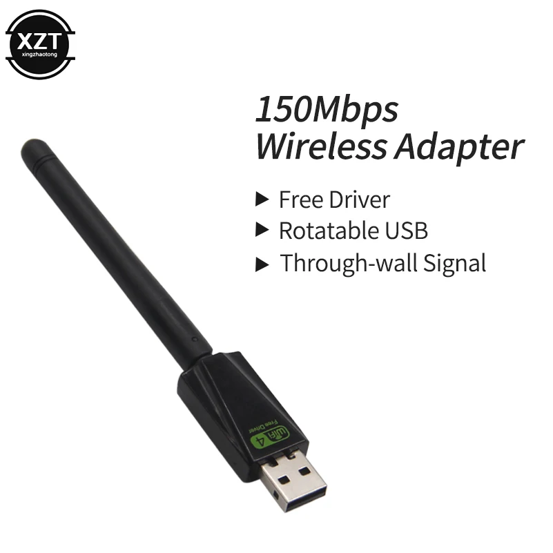 Wi Fi адаптер RTL8188 с бесплатным драйвером 150 Мбит/с антенна USB беспроводная сетевая