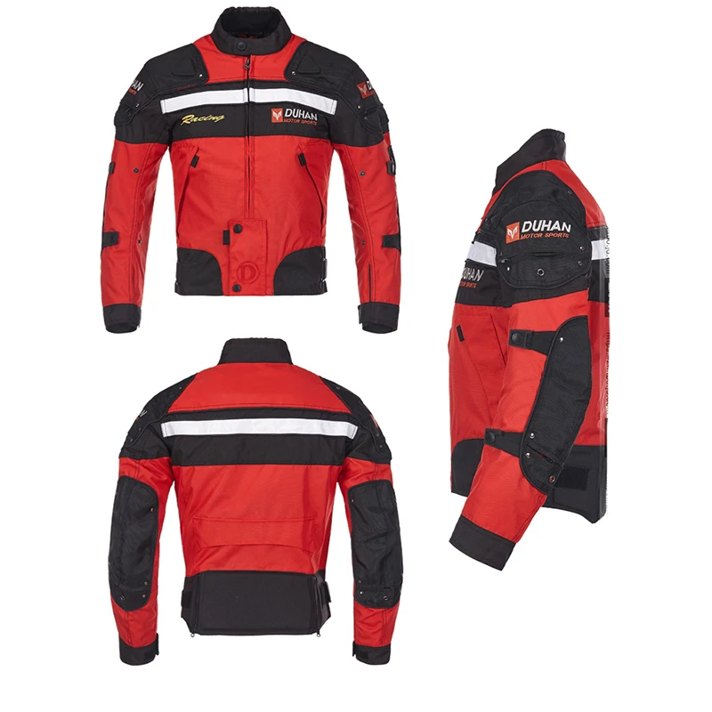 DUHAN Motorcycle four seasons jackets & pants suit motorcycle racing Moto Oxford jacket trousers motocross suit clothing