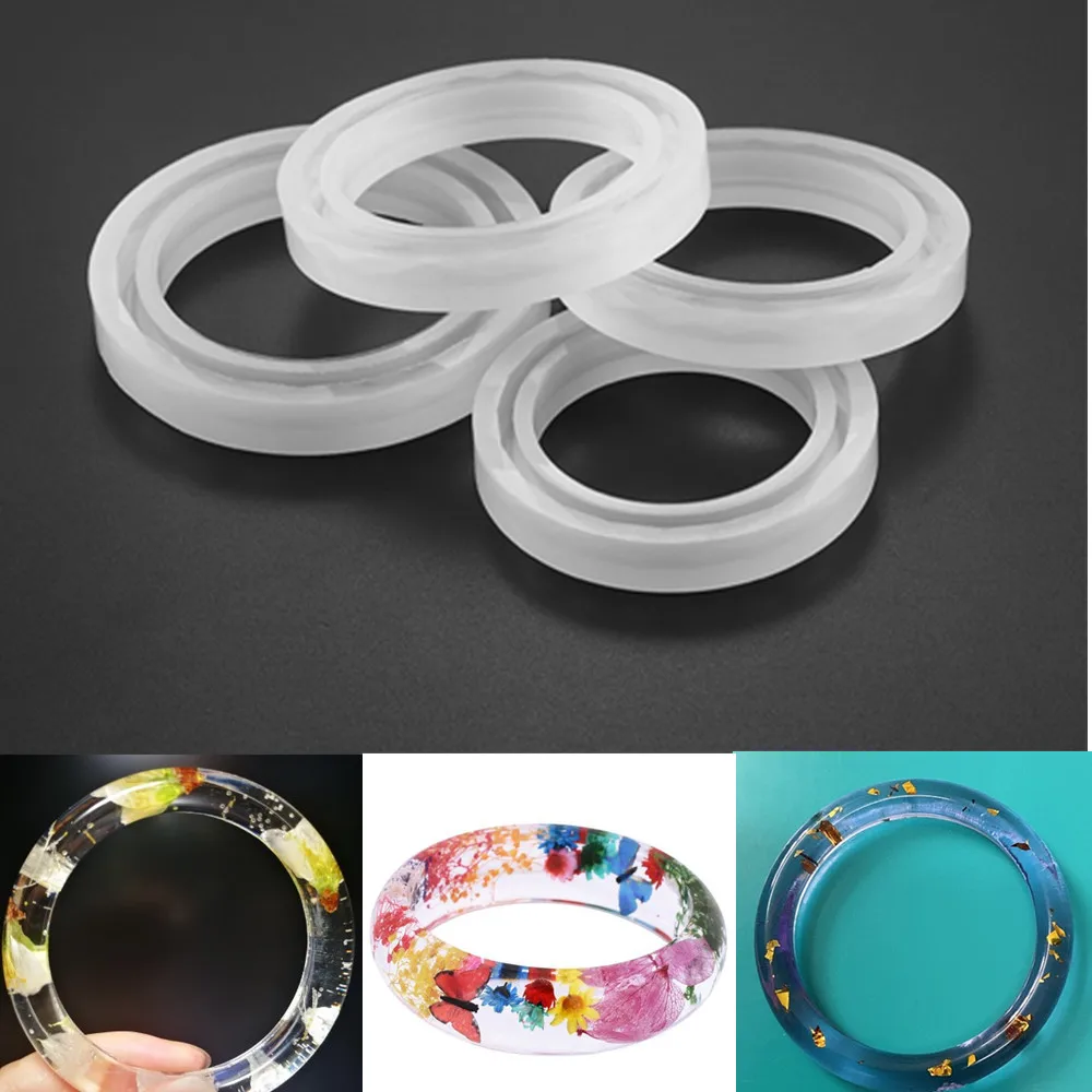 Tri Tunggal Silicone Bracelet Mold Sizes Bracelet Bangle Resin