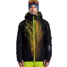 Зимняя мужская лыжная куртка, куртка для сноуборда, ветронепроницаемая, теплая, уличная, лыжная, зимняя, лыжная, мужская, Сноубордическая куртка