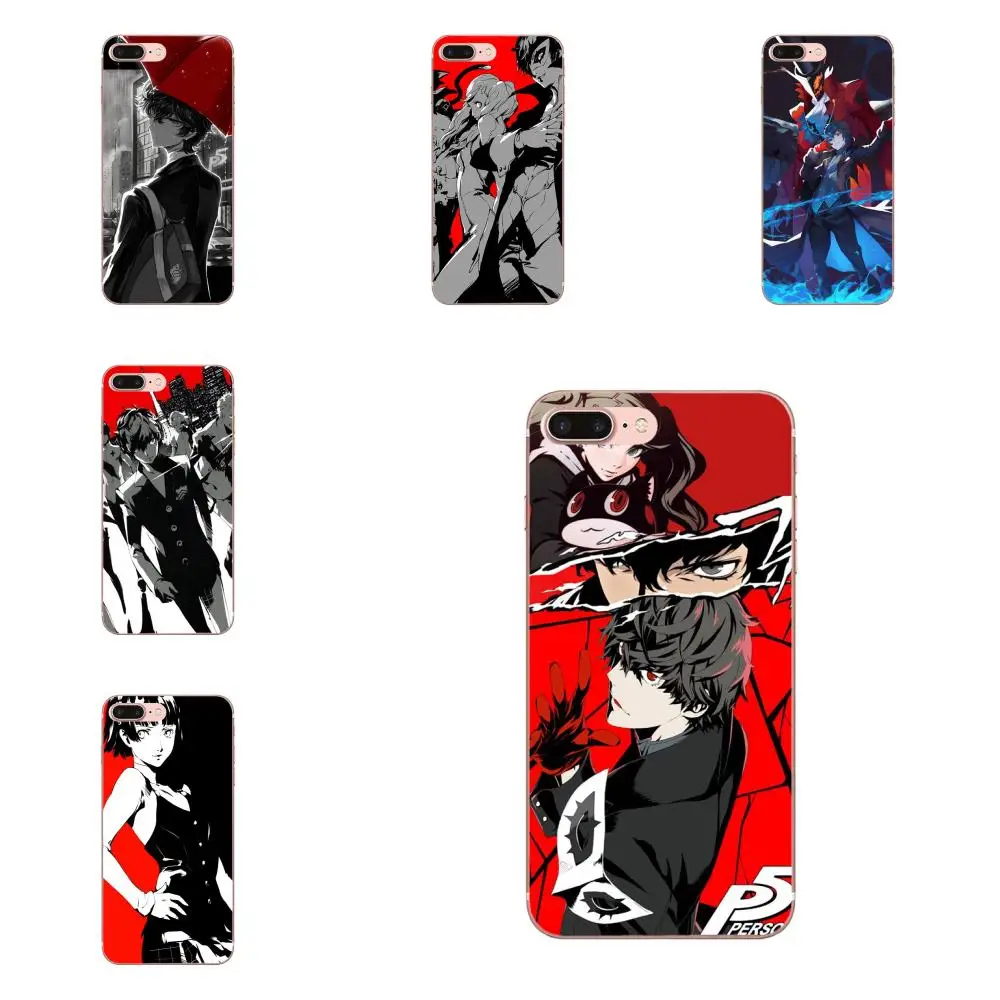 Тонкий чехол из поликарбоната с аниме Persona 5 для Samsung Galaxy A10 A20 A20E A3 A40 A5 A50 A7 J1 J3 J4 J5 J6 J7