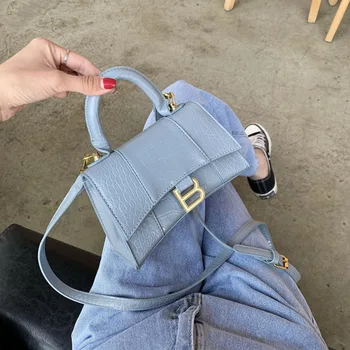 

Jin Mantang Crocodile Pattern Hourglass Bag 2020 New Fashion Mini Female Bag Shoulder Shoulder Small Bag Designer Crossbody Bag