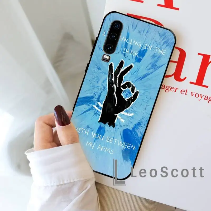 Ed Sheeran Ốp Lưng Điện Thoại Huawei Honor Giao Phối P 9 10 20 30 40 Pro 10i 7 8 Một X lite Nova 5T huawei snorkeling case