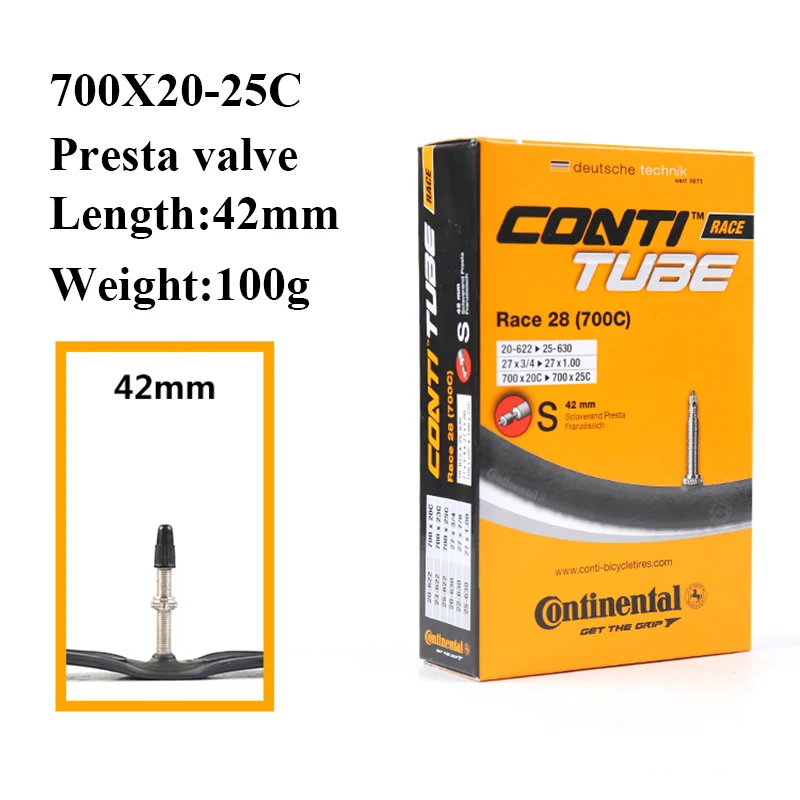 CONTlNENTAL ULTRA SPORT II Sport Racing 700*23/25C/28c шины для шоссейного велосипеда складные велосипедные шины GRAND Extra Sport Gator - Цвет: Inner tube