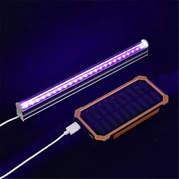 

Aquarium LED Light UV LED Black Light Fixtures 6W Portable Blacklight Lamp Ultraviolet Fish Tank Lantern Sterilization Disinfect