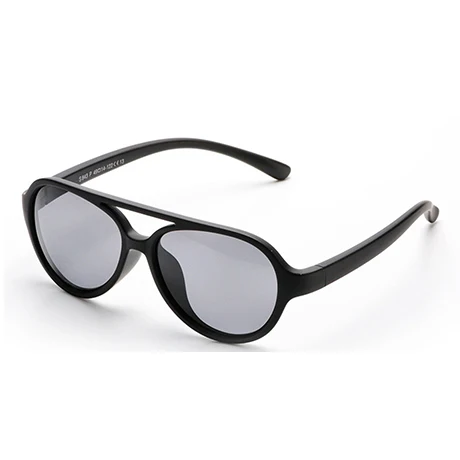 Черный Роскошные бренды TAC очки Детские поляризованные мальчики девочки дети спортивные очки УФ Защита Oculos De Sol Gafas - Цвет оправы: Черный