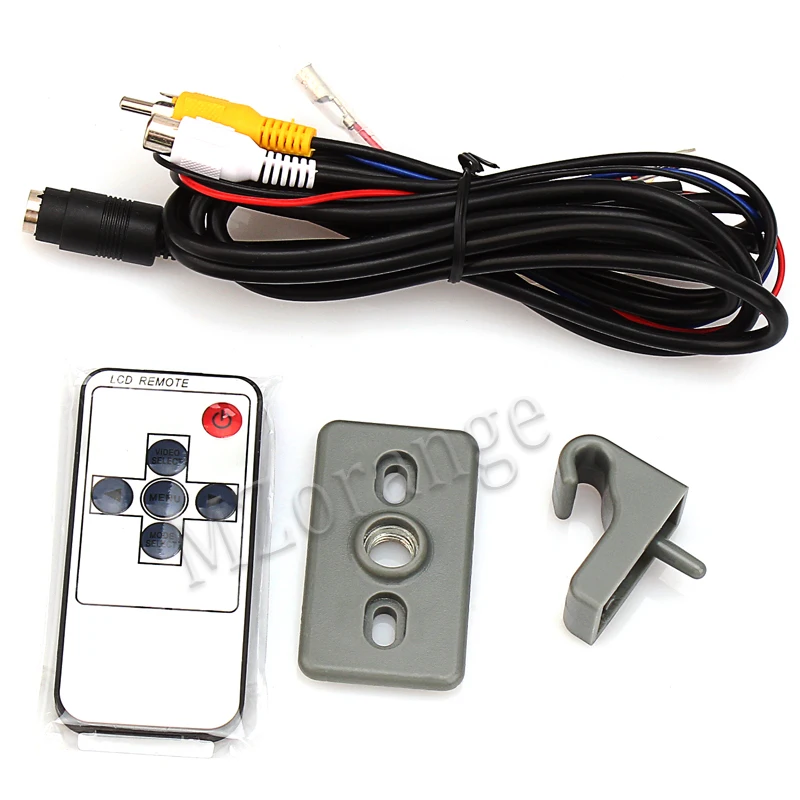 MIZIAUTO 7 inch left right Car sun visor monitor sun-shading boards display screen two-way video input reversing switch priority