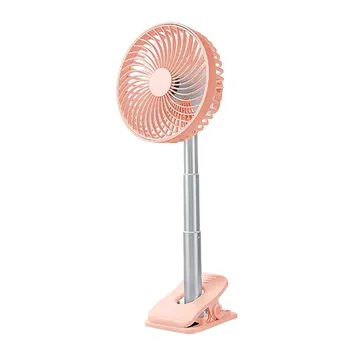 

360 Degrees Rotating Detachable Portable USB Fan Home Office Timing Clip Desktop Adjustable Speed Gifts Summer Indoor Outdoor