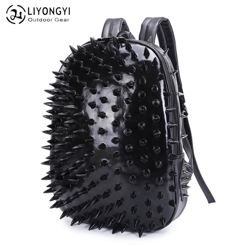 

Liyongyi3D New Style Cool Computer Backpack Schoolbag Pu Men's Large Bag a Generation of Fat
