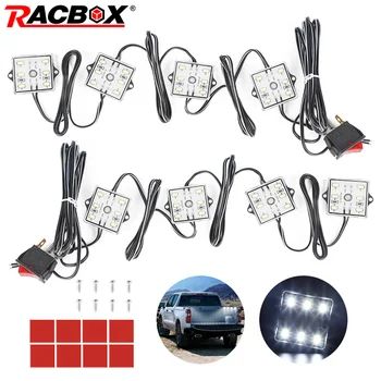 

Tail Light Assembly Led Flashlight White LED Universal Truck Bed/Rear Box Lighting Light All Tickup Truck Type for Ford Ranger