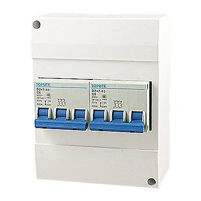 

Overload Protection Plastic Case 3P+3P Miniature Circuit Breaker AC 400V 6A