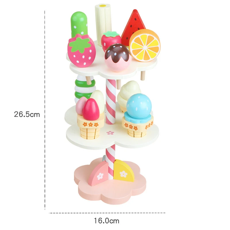 Детские игрушки Моделирование магнитное мороженое кухонные игрушки ролевые игры Кухня Еда для детей игрушки для младенцев еда День рождения Рождественский подарок