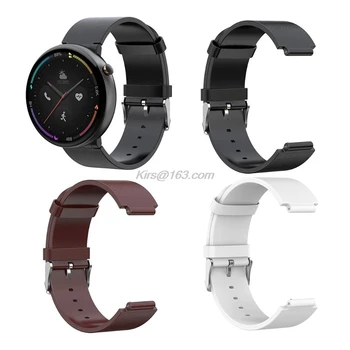 

Fashion Genuine Leather Watch Band Wrist Strap Bracelet Replacement for Amazfit Smart Watch 2 Accessories
