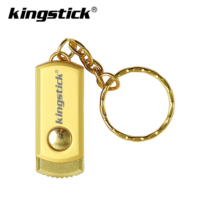 golden Металлическая usb флеш-накопитель 128 ГБ usb флэш-накопитель 64 Гб Флешка флеш-накопитель 32 ГБ 16 ГБ 8 ГБ chiavetta ручка-накопитель 128 ГБ usb флешка с кольцом для ключей - Цвет: golden