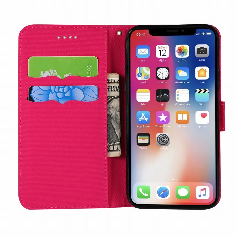 Из искусственной кожи с вышивкой чехол СПС samsung Galaxy S10E S10 S9 S8 M20 A20 A30 A50 A70 A6 A7 A8 A9 J4 J6 плюс J3 J5 J7 P04G