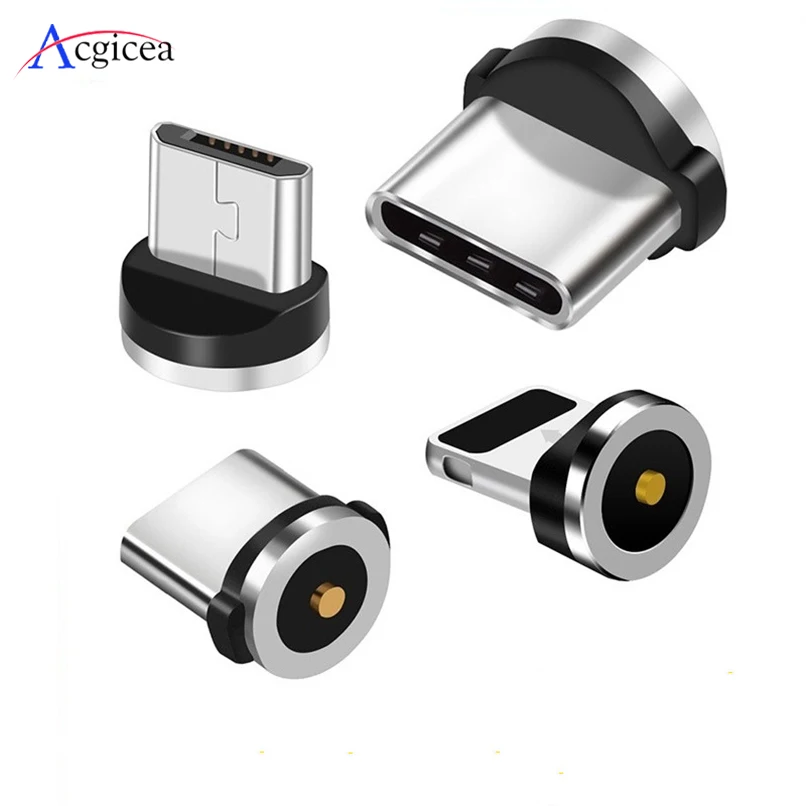 

Magnetic Cable plug Type C Micro USB C Plugs Fast Charging Phone Microusb Type-C Magnet Charger Plug For iPhone XR Redmi k20 pro