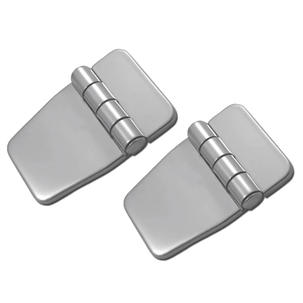 2x полированные короткие офсетные дверные петли с крышкой для морской лодки