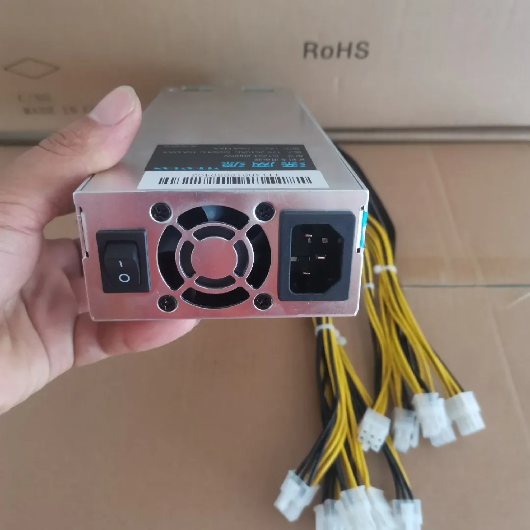New Miner PSU For Single Channel 12V 1U 10*6Pin 2000W Mining Power